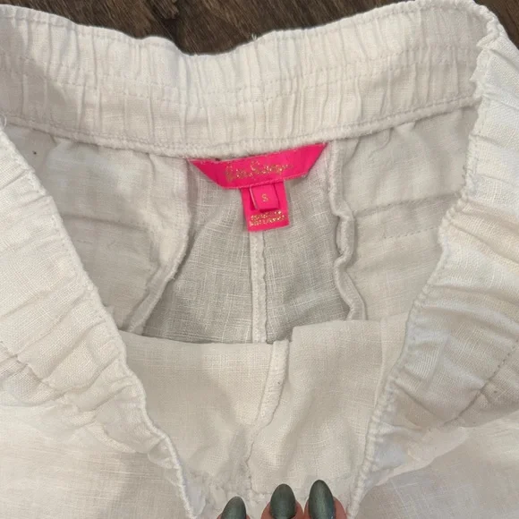 Lilly Pulitzer Lilo Linen Shorts - Picture 3 of 5